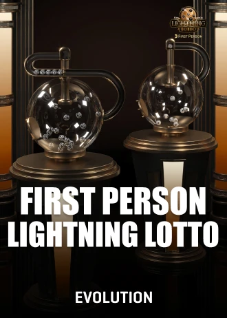 FirstPersonLightningLotto Live Casino Game Evolution