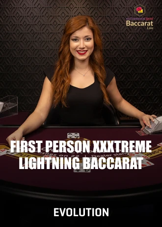 FirstPersonXXXtremeLightningBaccarat Live Casino Game Evolution