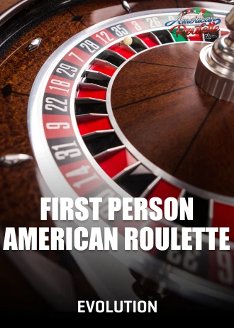 FirstPersonAmericanRoulette Live Casino Game Evolution
