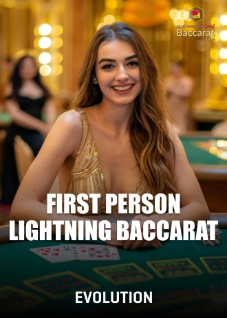 FirstPersonLightningBaccarat Live Casino Game Evolution